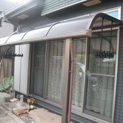 テラス　アルミ製ブロンズ　パネル　トステムの画像