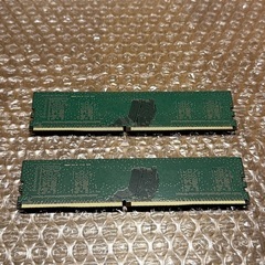 SAMSUNG メモリ 4GB 1Rx16 PC4-2400T 2個セットの画像