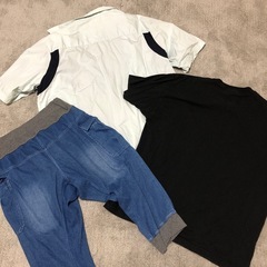 最終お値下げ😊 メンズ★半袖＆ハーフパンツ3点セットの画像