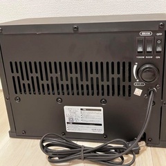 暖炉型　ファンヒーター　電気ストーブ　炎の画像