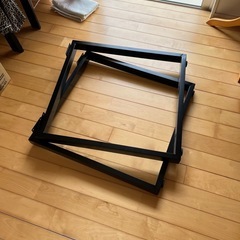 DIY  金属角枠足　2本組の画像