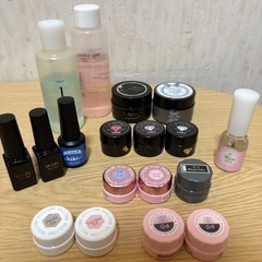 セルフジェルネイル用ライト（中古）＆おまけのジェルネイルの画像