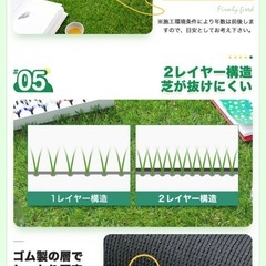 決まりました！人工芝　ロール 1m×3〜4m　芝丈30mmの画像