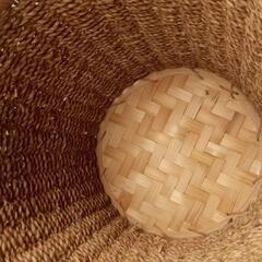 ☆籐ラタンごみ箱a☆の画像