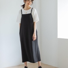 GLOBAL WORK スゴラクストレッチキャミワンピースの画像