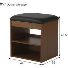 ⭐️ニトリ　白色　収納BOXベンチ　使用1年間⭐️の画像