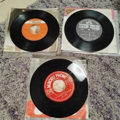 森進一と森昌子のレコード3枚！の画像