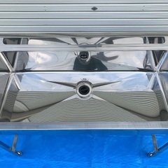 未使用品 業務用 1槽 シンク 1200 × 600 × 800 ステンレス 流し台 厨房機器 飲食店の画像
