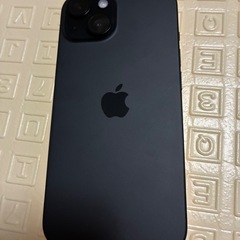 値下げしました。iPhone15 ブラック　128の画像
