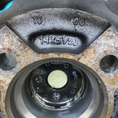 「取引相手決定済み」175/65R14タイヤアルミホイール付き4本セット　バリありの画像