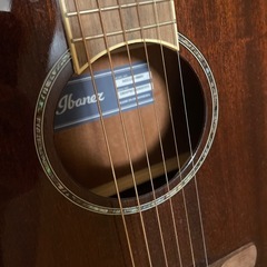 🎸ほぼ未使用！Ibanez アコースティックギター＋カポ＋ケース付【8/25まで】の画像