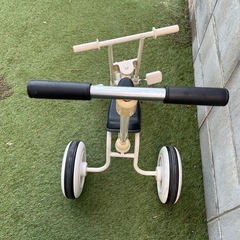 無印良品 三輪車 オフホワイトの画像