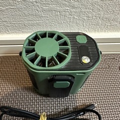ポータブルファン 送風機 暑さ対策 可動品 数回使用の画像