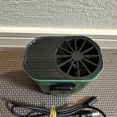 ポータブルファン 送風機 暑さ対策 可動品 数回使用の画像