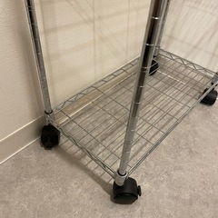 【無料】メタルラック・キャスター付きの画像