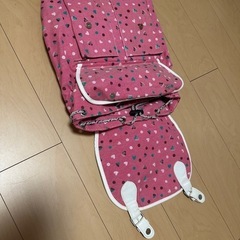 ピンクのリュック　女の子の画像