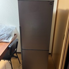 2ドア冷蔵庫