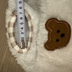 犬服/クマ刺繍フリースの画像