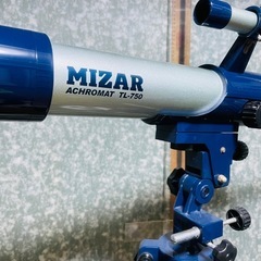 【中古】MIZAR ACHROMAT（アクロマート）TL-750天体望遠鏡 三脚付きの画像