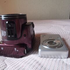 ❤️動作品２台★スマホ転送★ニコンB500プラム人気色★４kコンデジ★軽量★まとめ売りの画像