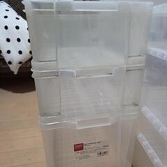 大・小 お得な8個セット！コレクションや作業箱として。モノタロウNFボックス クリアボックス♪※直接手渡し限定で場所は東京都武蔵村山市の画像