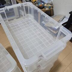 大・小 お得な8個セット！コレクションや作業箱として。モノタロウNFボックス クリアボックス♪※直接手渡し限定で場所は東京都武蔵村山市の画像
