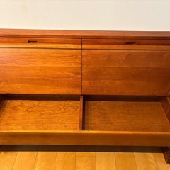 木製ソファベンチの画像