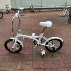 折り畳み自転車16インチ 美品の画像