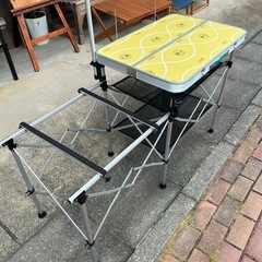 JH0522 コールマン　キッチンテーブル　コンパクト　アウトドア　折りたたみ　の画像