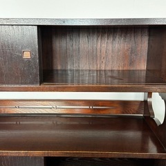 和製アンティークラック昭和レトロ茶箪笥大正民藝 古 道具 キッチン収納棚の画像