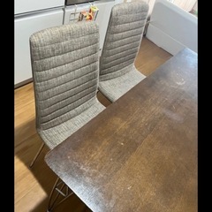 ダイニングテーブルセット　ニトリの画像
