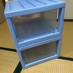 引き出し式収納ボックス2個の画像
