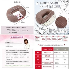 【美品】Warld Zakka　円座クッションの画像