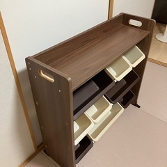 おもちゃ収納ラックの画像