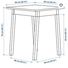 IKEA中古綺麗ダイニングテーブルの画像