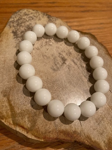 《希少品》天然石ホワイトオニキス　パワーストーン