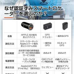 エアタグ＋車載充電 一体型 シガーソケット gps スマートタグ  iOS専用の画像