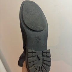 ZARA本革ブーツ24cm EU37サイズの画像