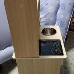 おもちゃ 木製 キッチン 8/31までの画像