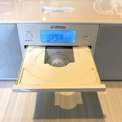 Victor ミニ コンポ　iPod対応CDポータブルオーディオRD-N1-Wの画像