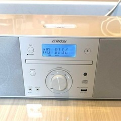 Victor ミニ コンポ　iPod対応CDポータブルオーディオRD-N1-Wの画像