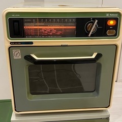 実働　national製電子レンジ　レトロ家電3点セットの画像