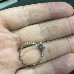 メーカー不明　ハート型　指輪の画像