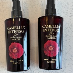 ELASTINE CAMELLIA ヘアオイル 100mL x 2の画像