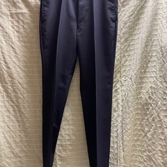 濃紺ストライプ　メンズスーツの画像