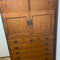 和箪笥　昭和レトロ アンティーク　着物　
タンス　の画像
