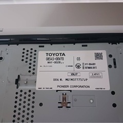 トヨタ純正メモリーナビの画像