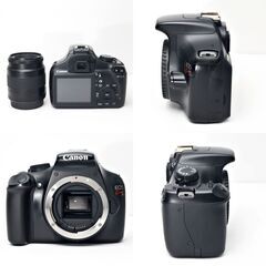 【全国送料無料】 Canon EOS Kiss X50✨ カメラバッグ付き✨ レンズセット ズームセット✨ 届いたらすぐに使えます✨ キヤノン キャノンの画像