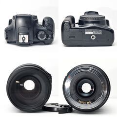 【全国送料無料】 Canon EOS Kiss X50✨ カメラバッグ付き✨ 超望遠レンズセット ズームセット✨ 届いたらすぐに使えます✨ キヤノン キャノンの画像
