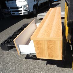 無料差し上げます　未使用　訳あり入庫品　テレビボード　TVボード　TV台　引き出し　１８０cm　ＤＩＹ素材にの画像